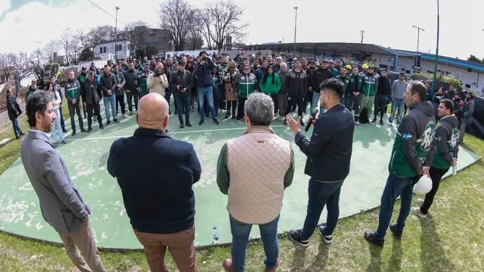 Unión Ferroviaria inicia la construcción del Complejo Recreativo "Fernando Collante" en Belgrano Norte
